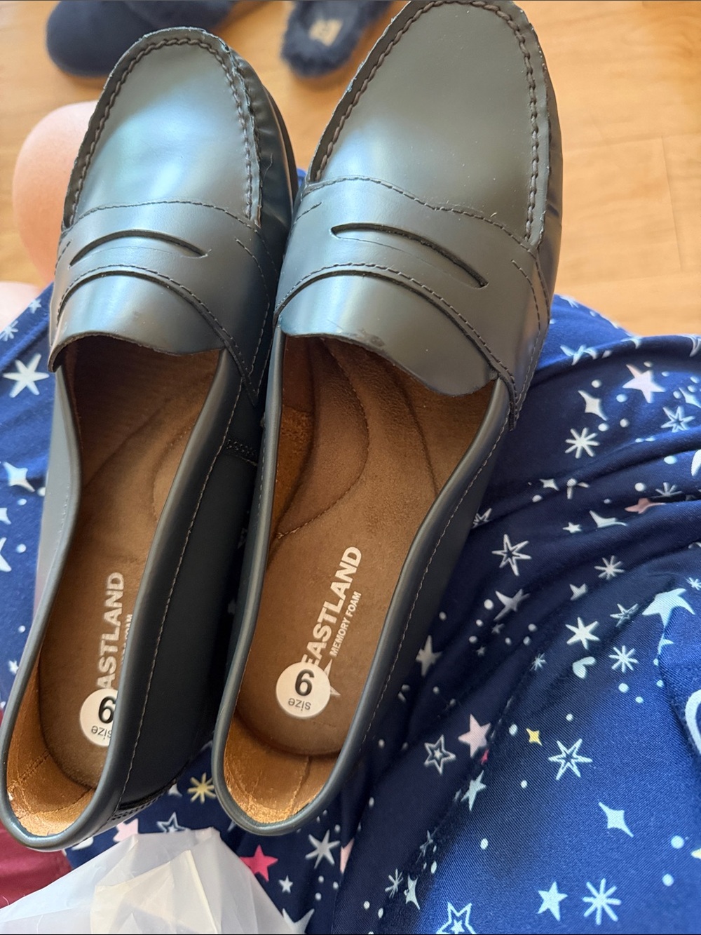 Eastland Black Women's Penny Loafers